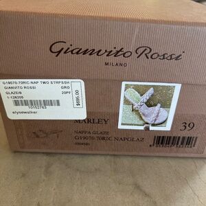 Gianvito Rossi Marley Braided Leather Sandal in Pink, Size 9